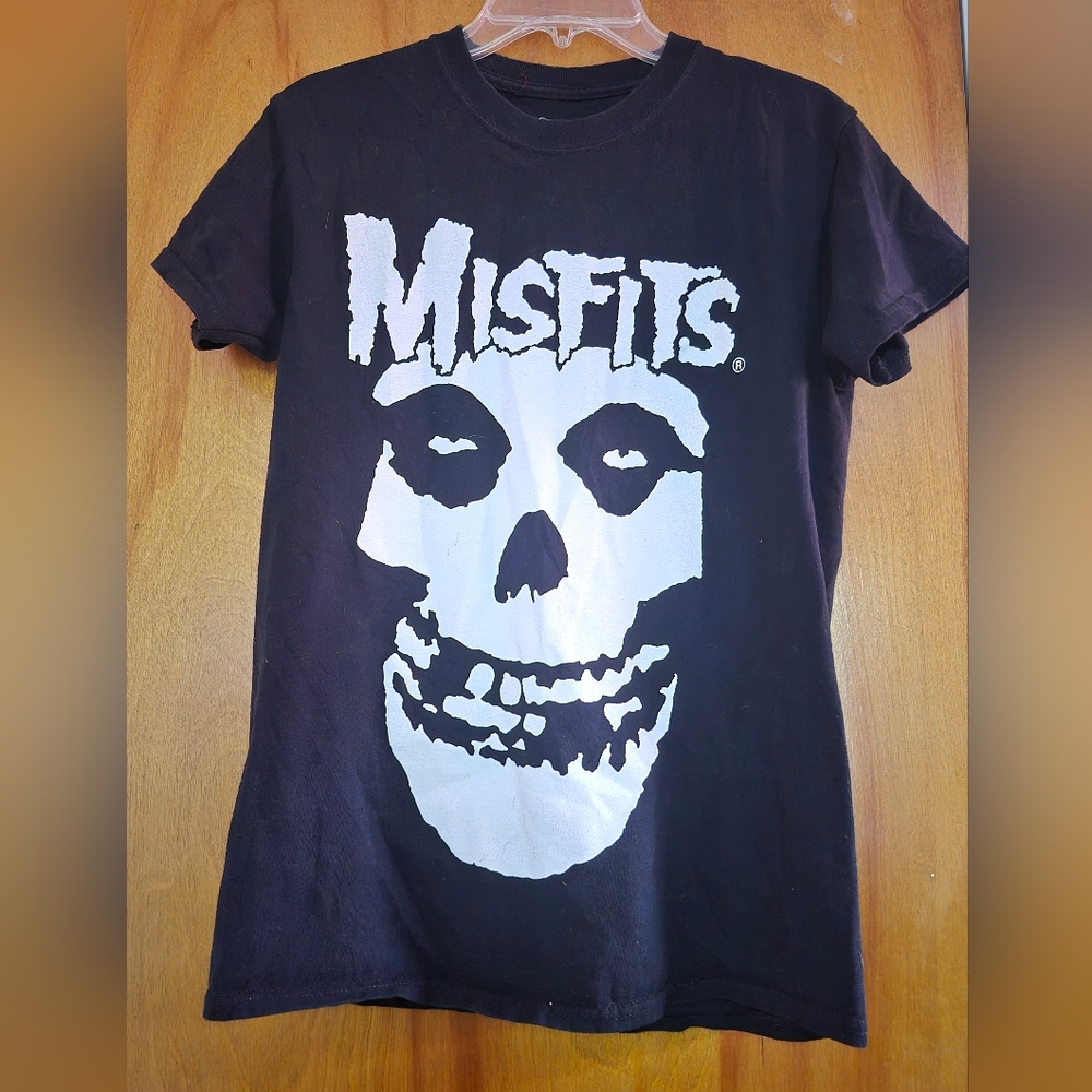 Misfits Mens S Black Graphic T-Shirt